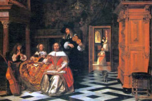 Musicerende familie (Pieter de Hooch)